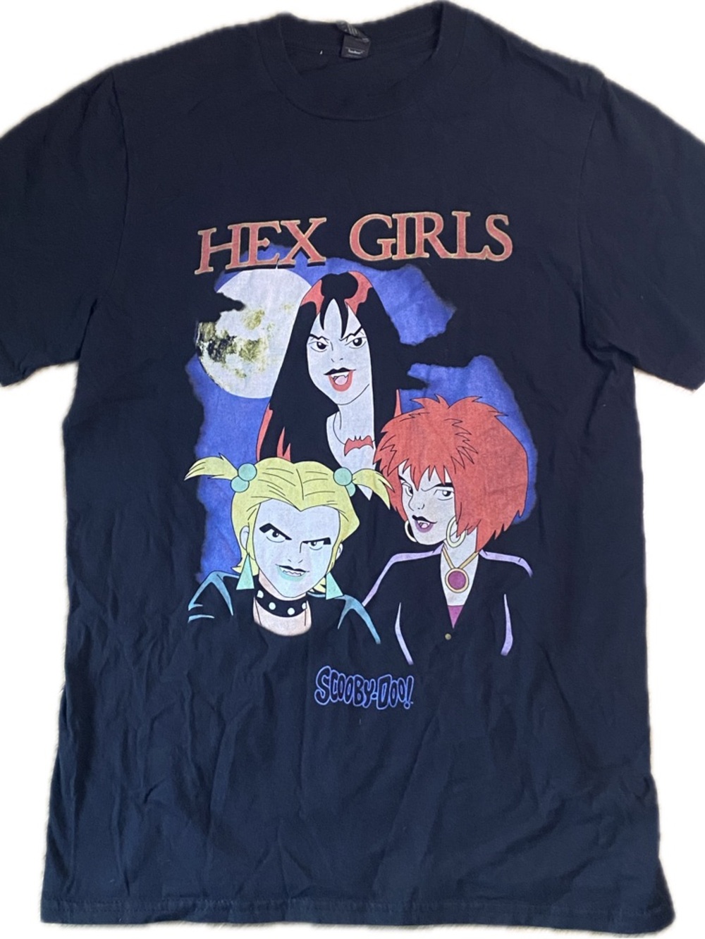 Small HEX GIRLS Scooby-Doo Black Graphic Tee